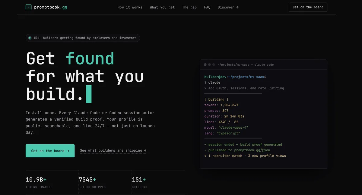 Build screenshot