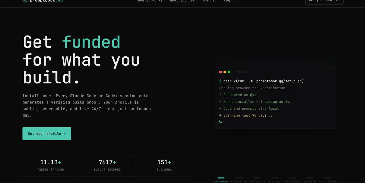 Build screenshot